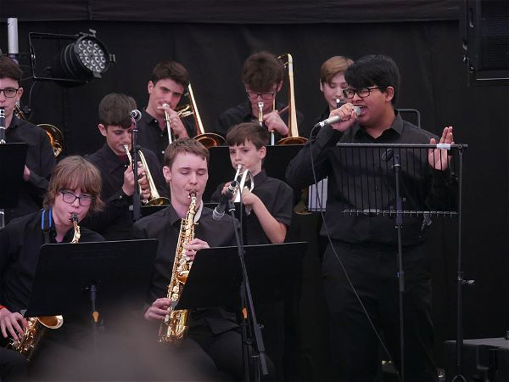 Jazz Band perform at the Cheltenham Jazz Festival  - Image