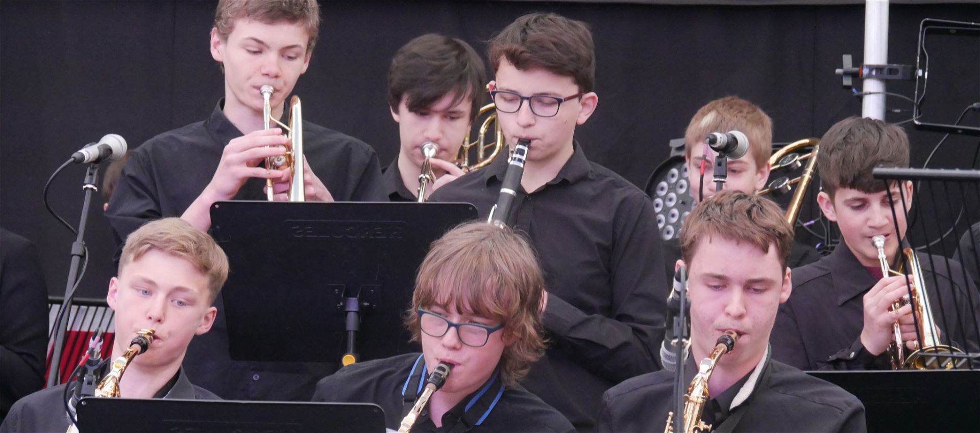 Jazz Band perform at the Cheltenham Jazz Festival 