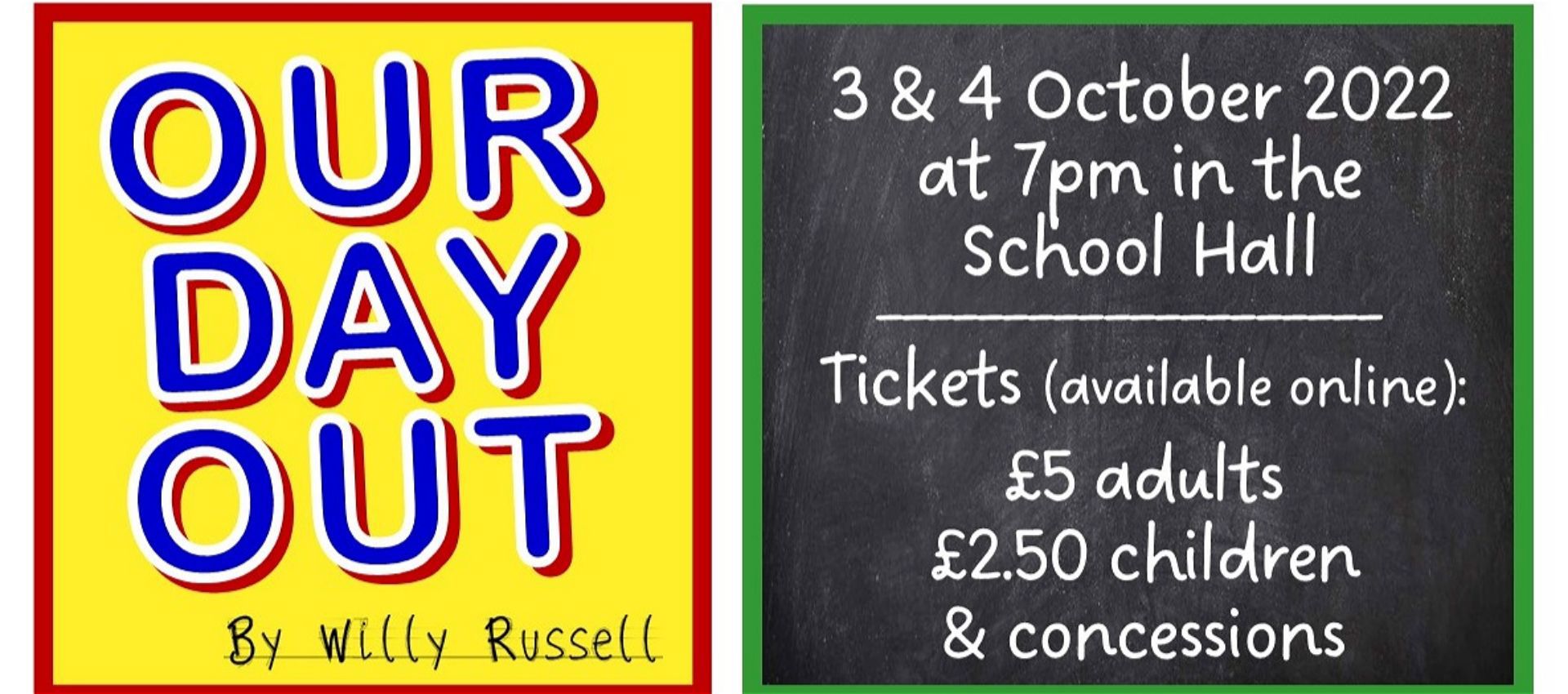 Tickets Available for Next School Production
