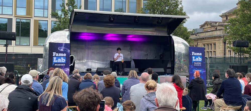 Toby Speaks at Science Festival