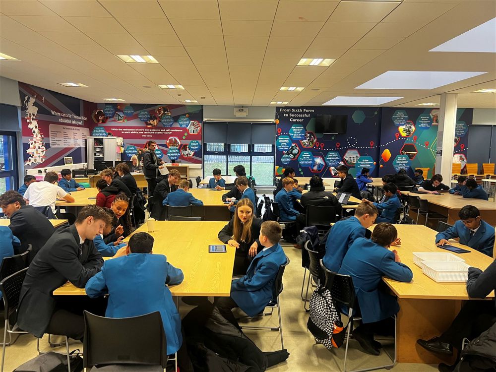 Year 13 Students Support Year 7 Pupils - Image