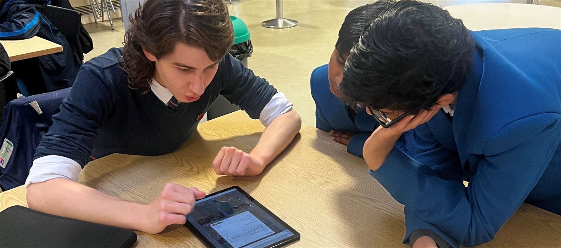 Year 13 Students Support Year 7 Pupils