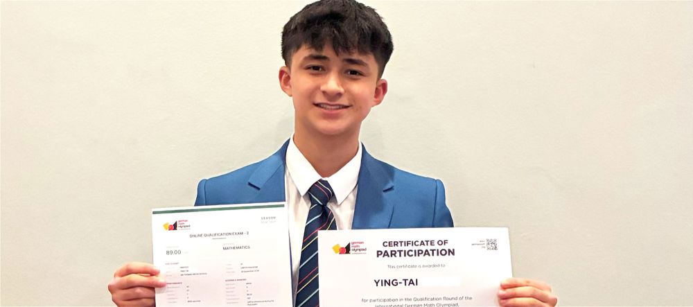 Ying-Tai Qualifies for Math Olympiad Final