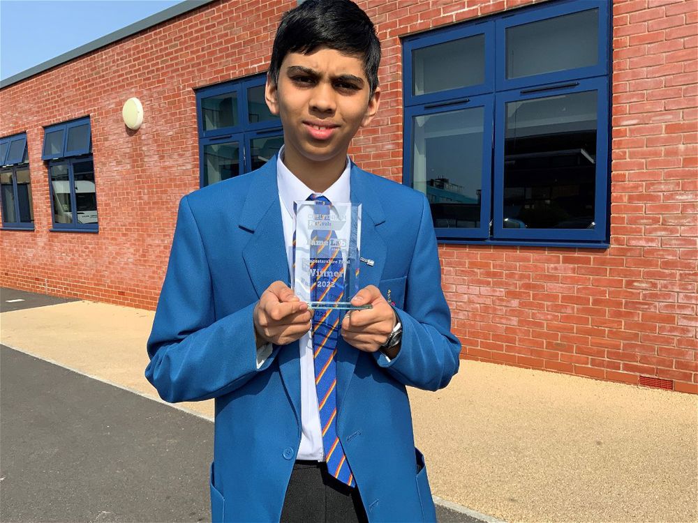 Aditya Wins Gloucestershire FameLab STEM Final - Image