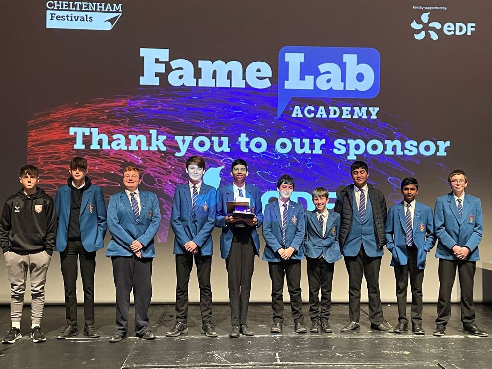 Aditya Wins Gloucestershire FameLab STEM Final - Image