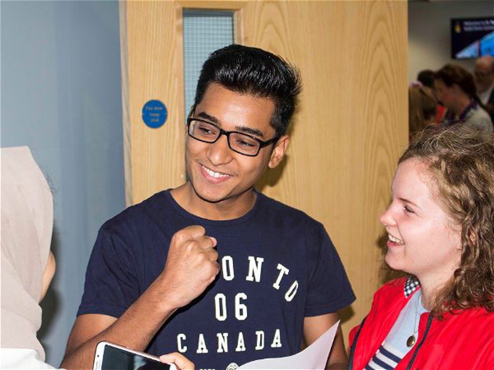 Students Celebrate A Level Success - Image