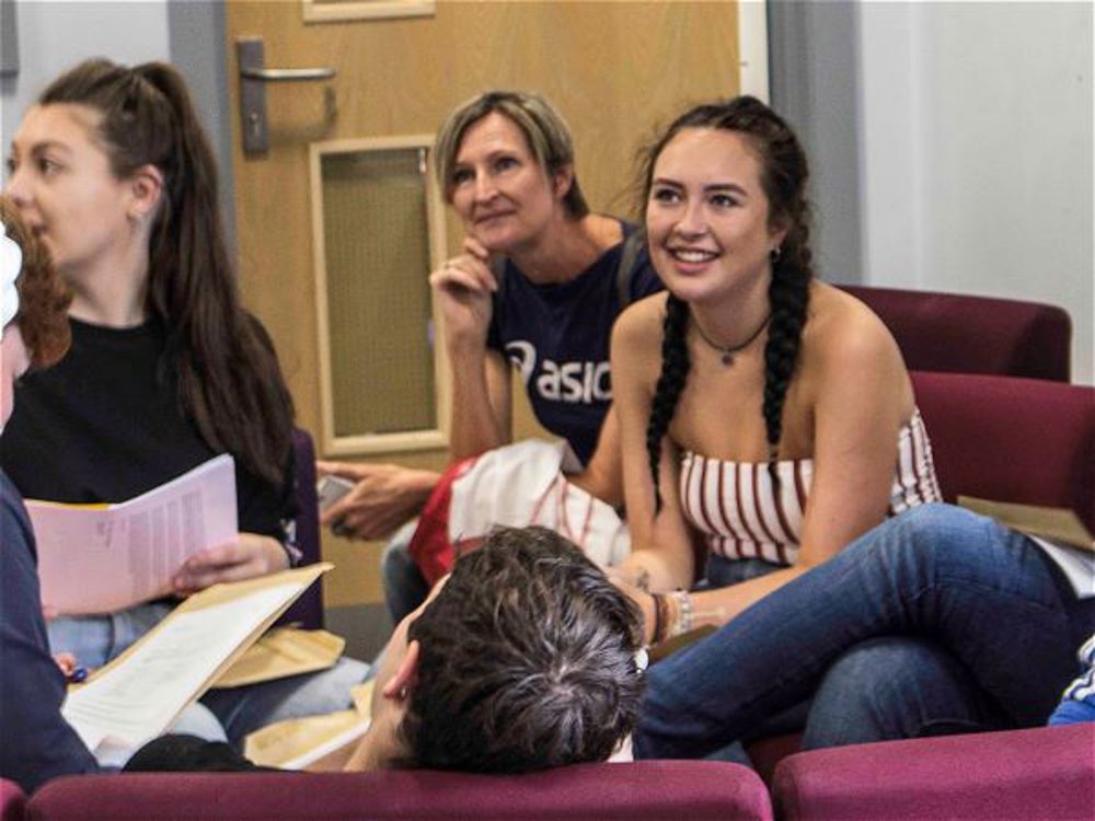 Students Celebrate A Level Success - Image