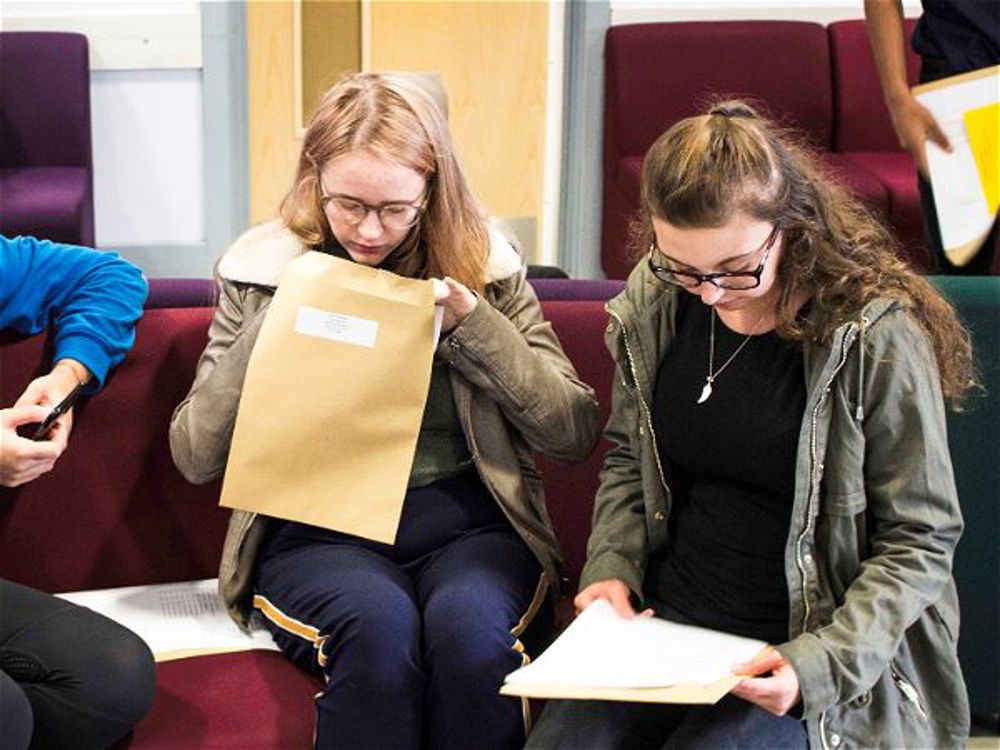 Students Celebrate A Level Success - Image