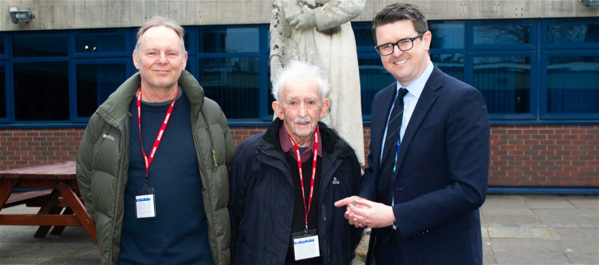 Early STRS School Button Donated to Archives