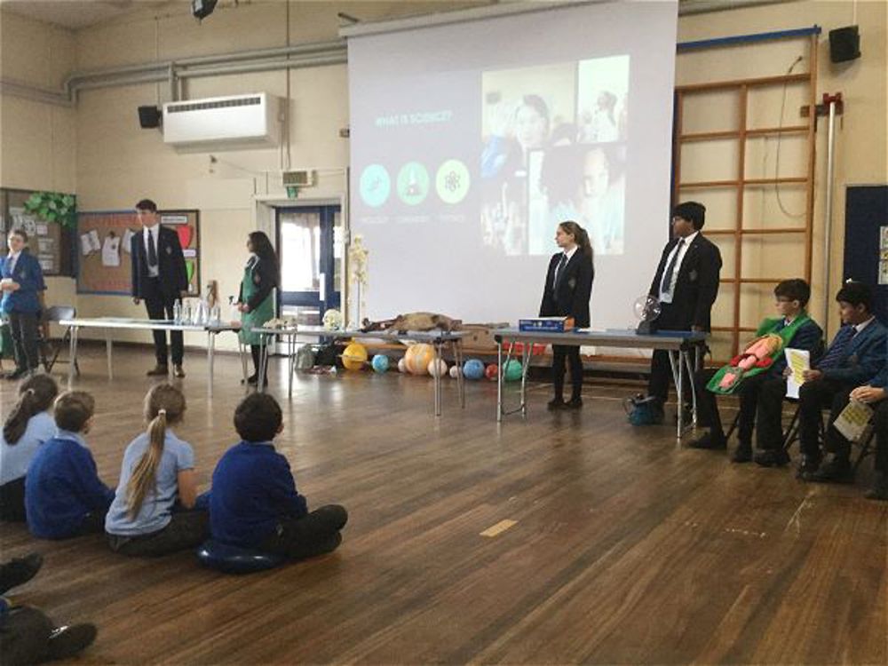 Fun Science Assembly at Local Primary School - Image