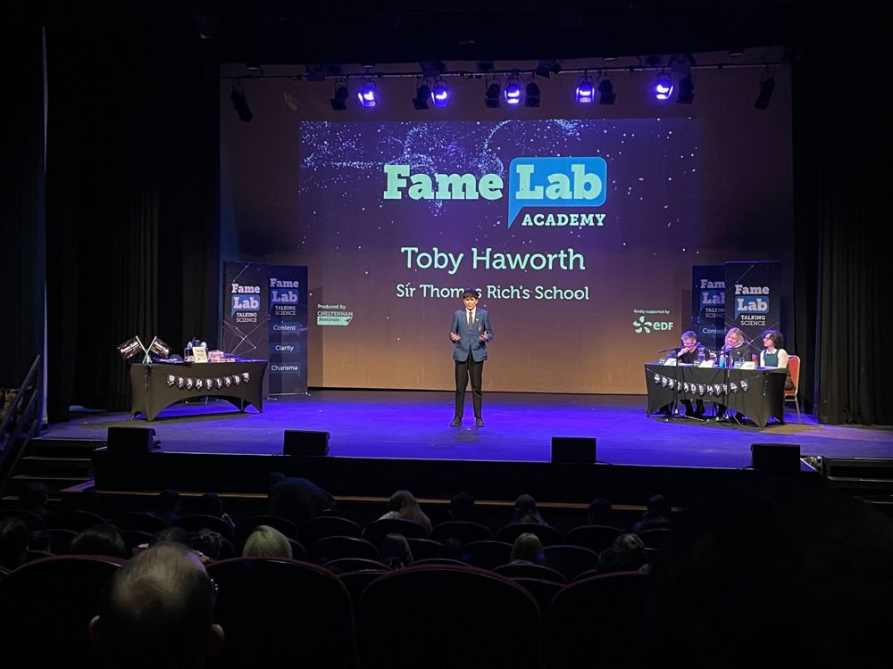 Toby Wins FameLab Academy STEM Competition - Image