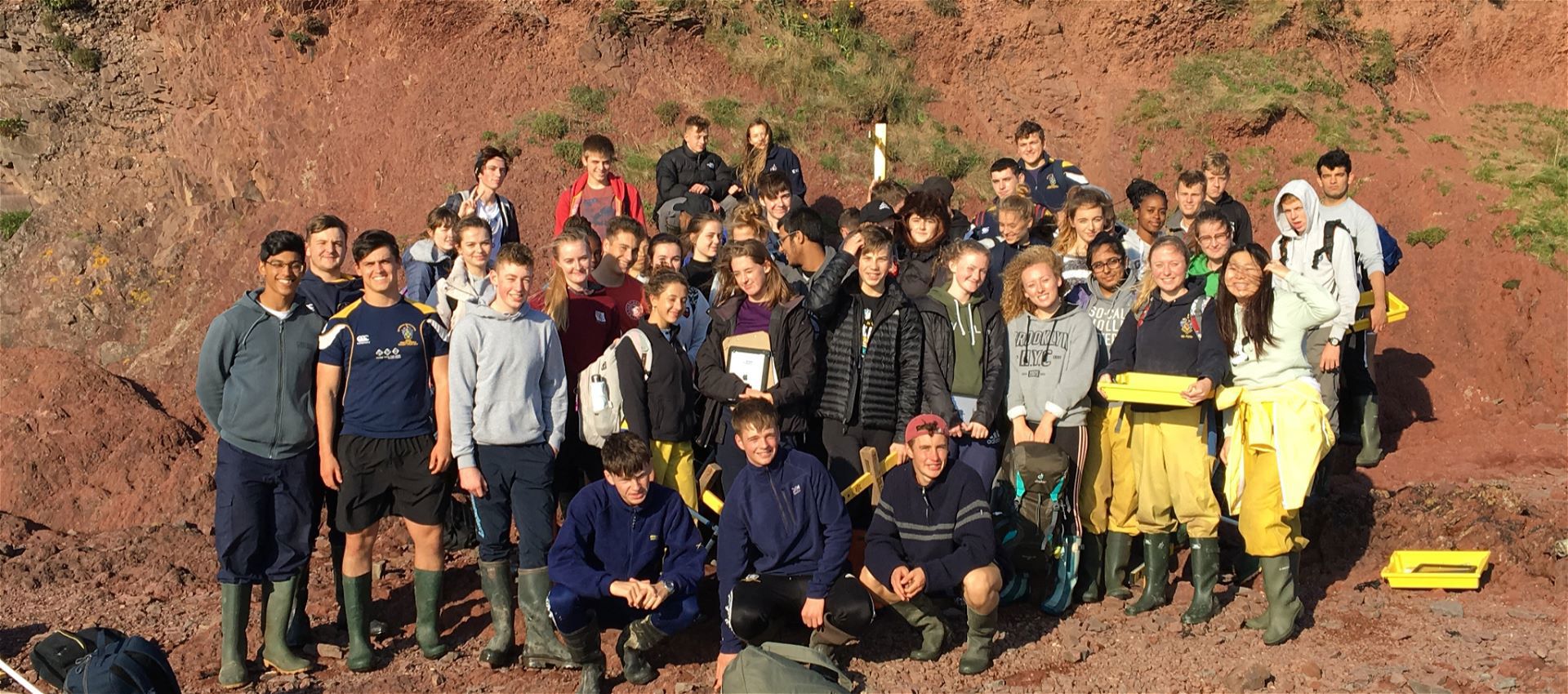 Biology field trip in Pembrokeshire