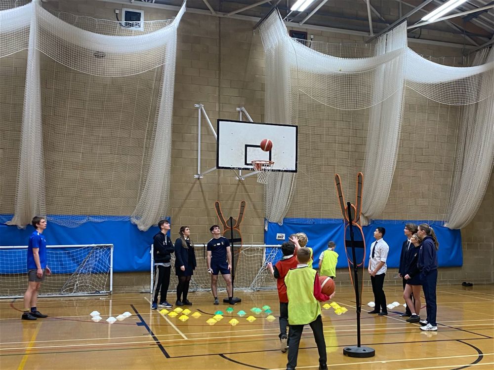 Year 4 and 5 Visitors Enjoy Basketball Session - Image