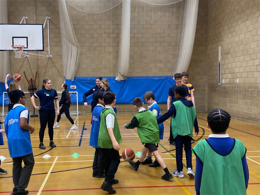 Year 4 and 5 Visitors Enjoy Basketball Session - Image