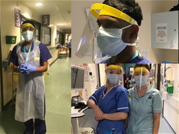 Photo 1 - D&T Dept Makes Face Shields for Cheltenham Hospital