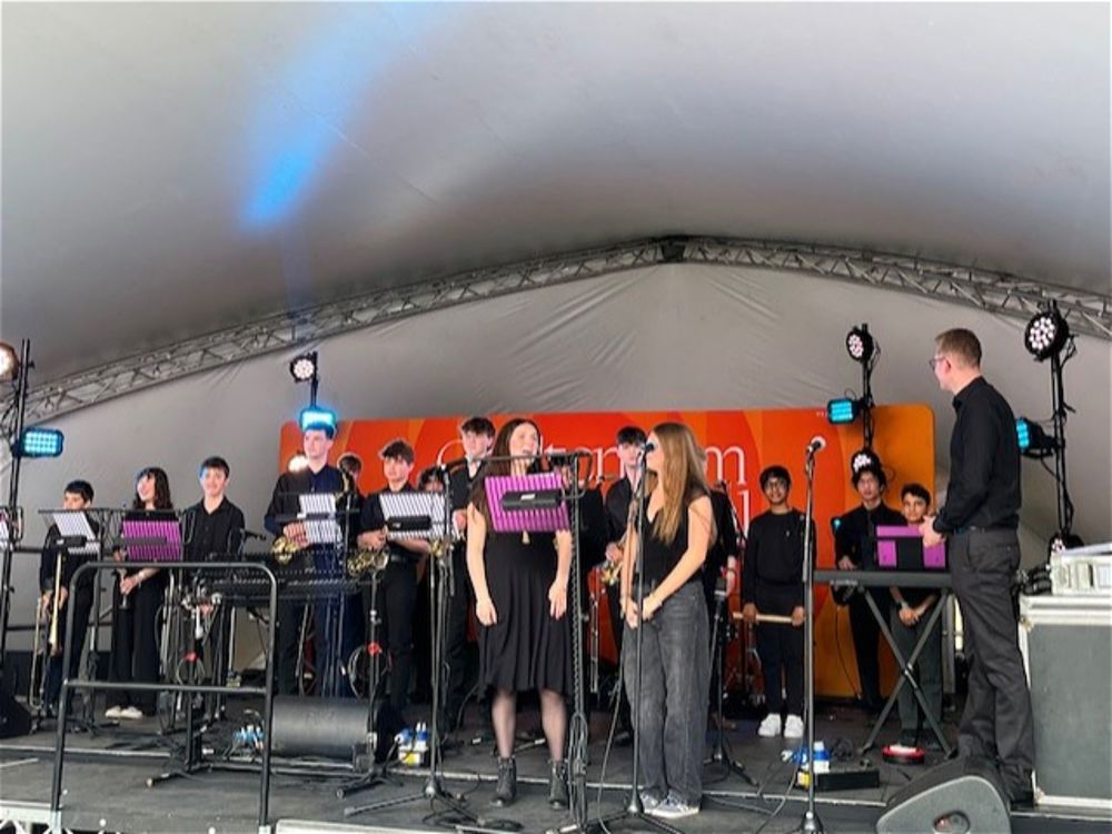 Jazz Band Perform at Cheltenham Jazz Festival - Image