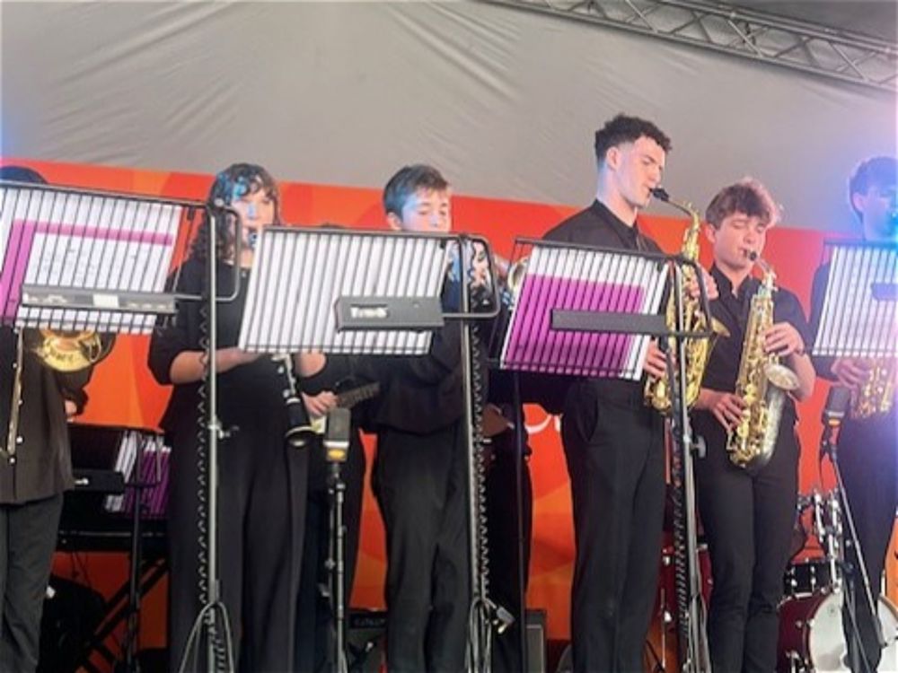 Jazz Band Perform at Cheltenham Jazz Festival - Image