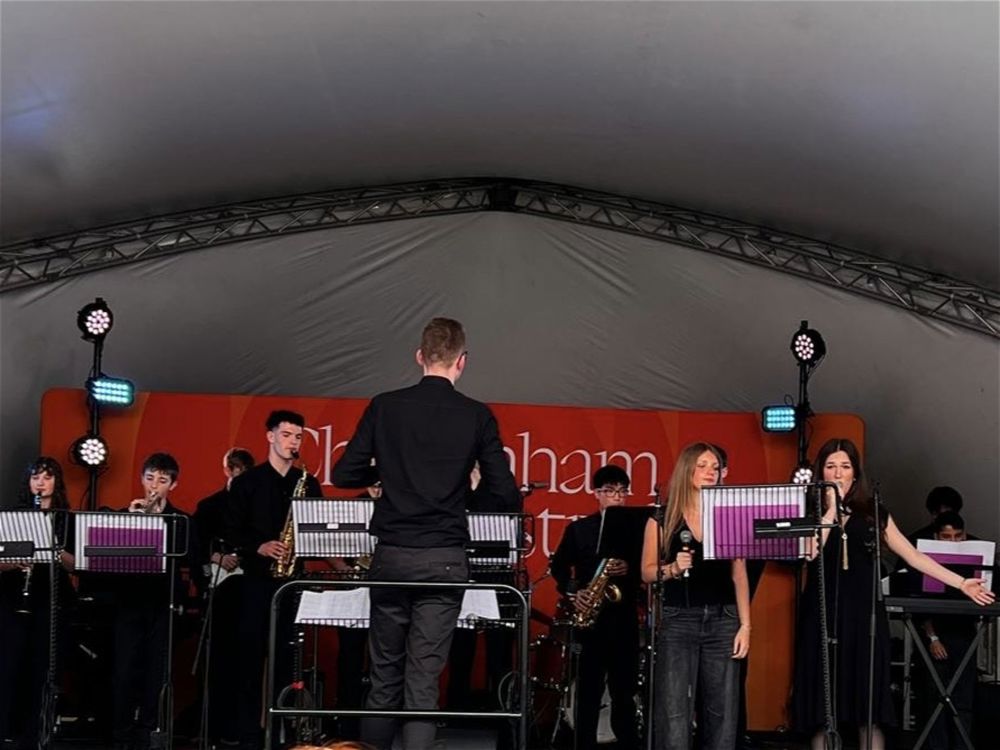 Jazz Band Perform at Cheltenham Jazz Festival - Image