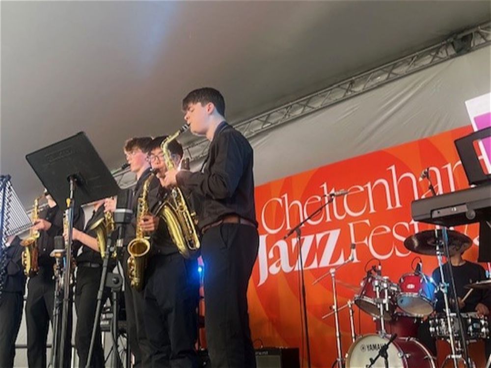 Jazz Band Perform at Cheltenham Jazz Festival - Image