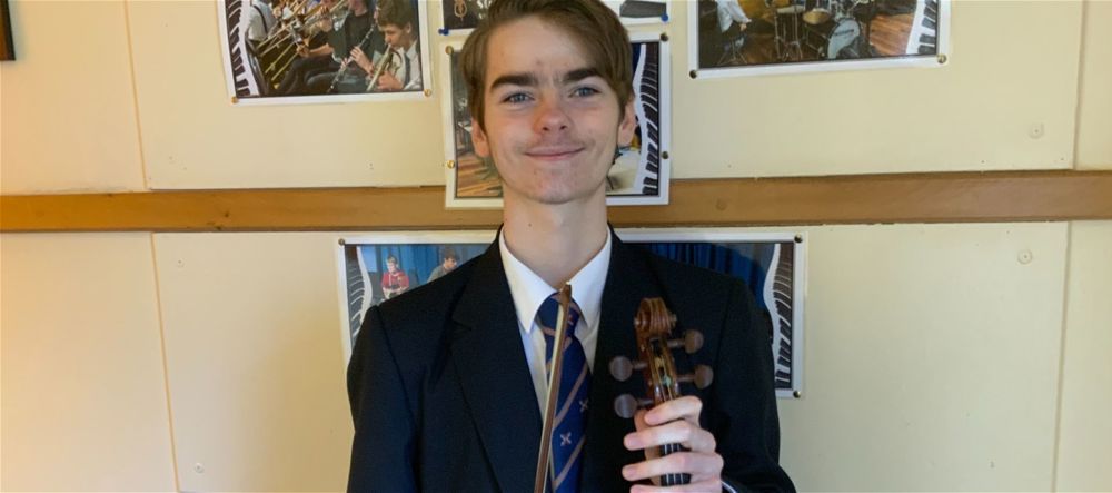 Isaac Joins National Youth Orchestra First Violins