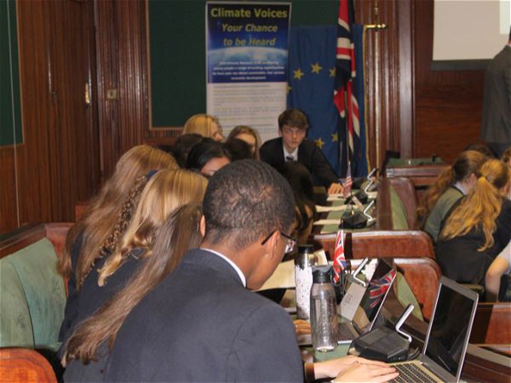 Six Sixth Form students represented STRS at a Climate Change Conference (PSHE) - Image