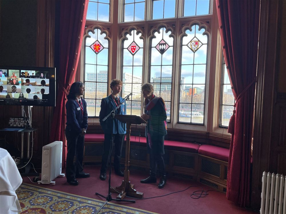 Pupils Represent School at House of Lords Justice Reception - Image