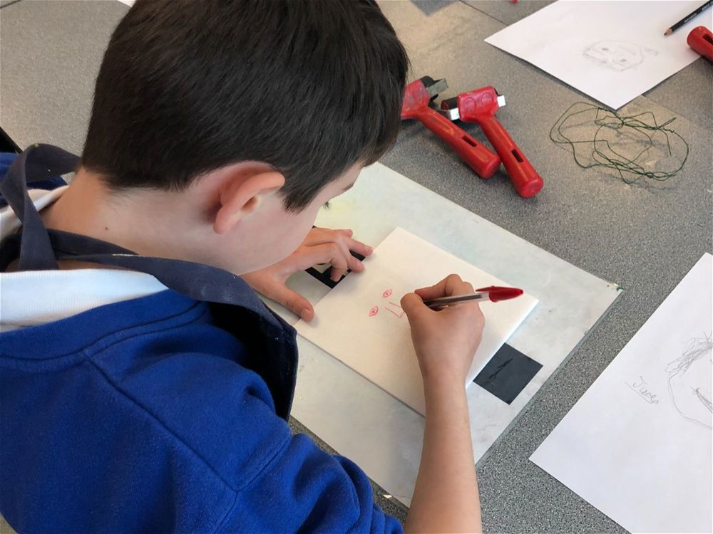 Kingsholm Pupils Experience Art at STRS - Image