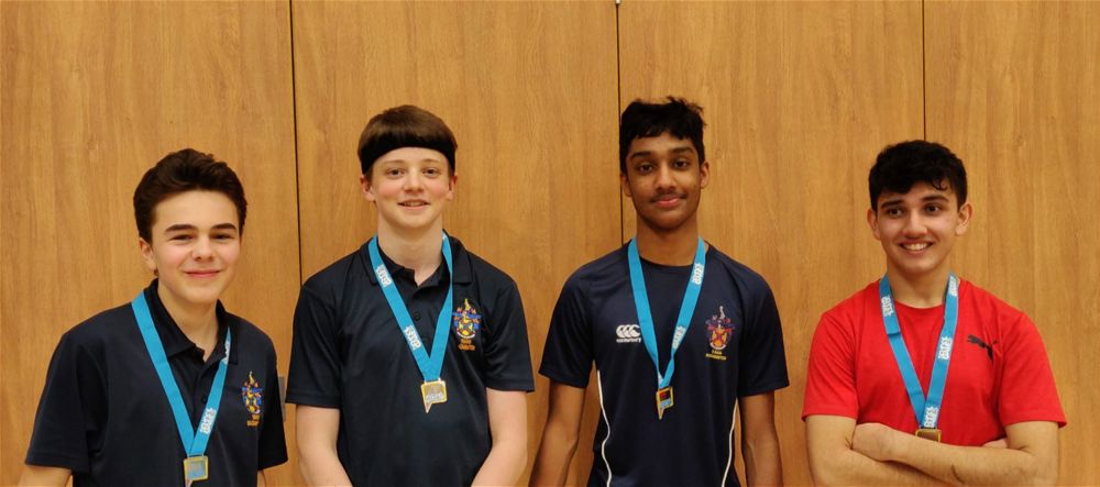 KS4 Badminton team come second in Gloucestershire School Game's County Finals.