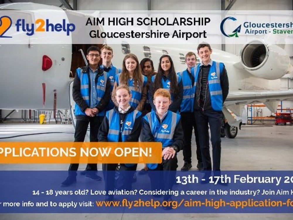 Aim high Fly2help Scholarship - Image