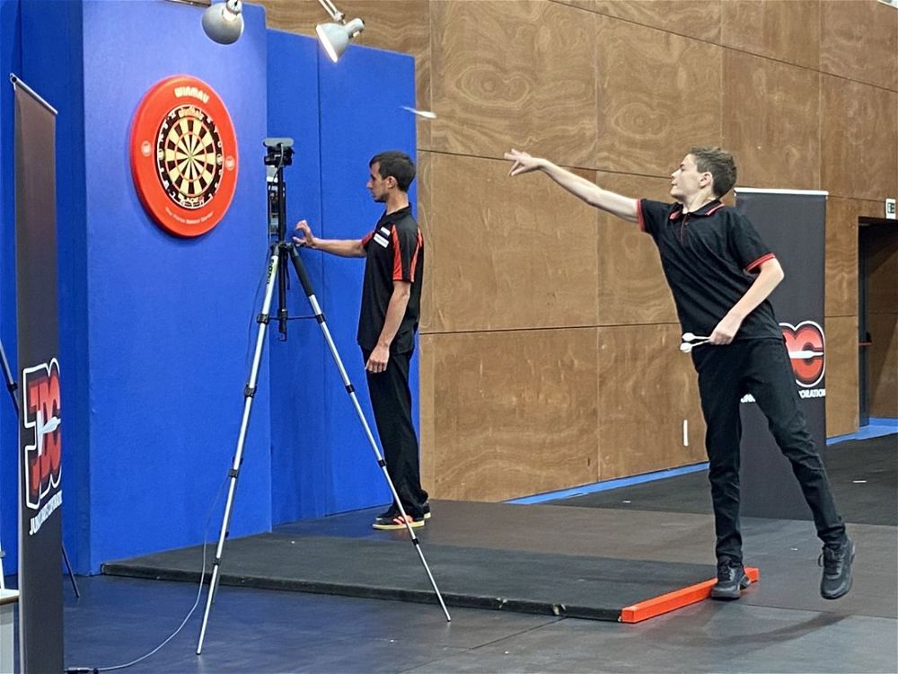 Student Takes Part In Darts World Championships - Image