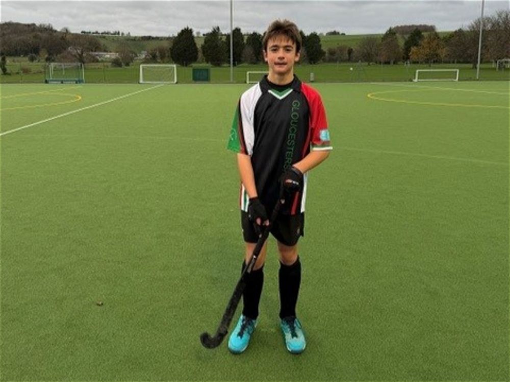 Freddie Represents County in Hockey - Image