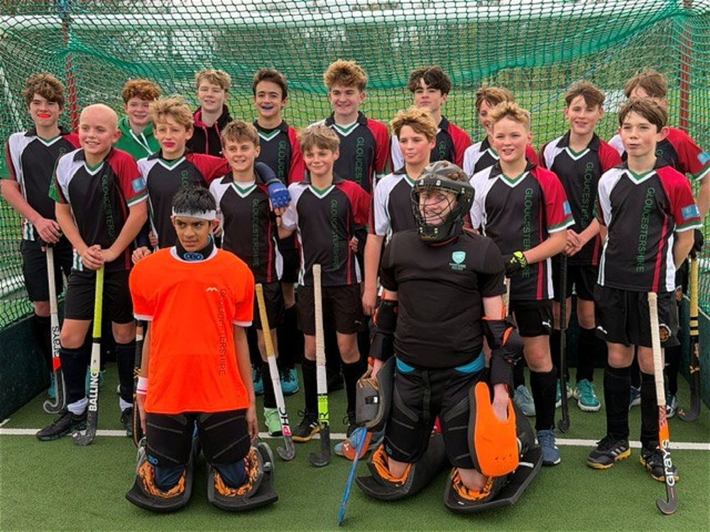 Freddie Represents County in Hockey - Image