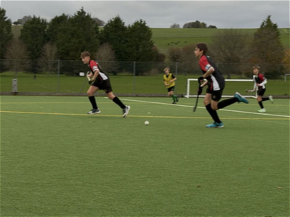 Freddie Represents County in Hockey - Image