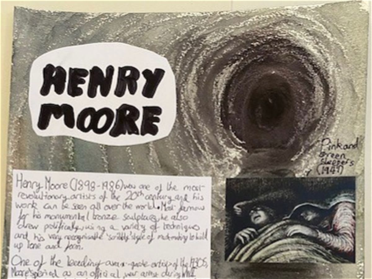 Photo 5 - Year 7 Create Henry Moore-Inspired Artworks