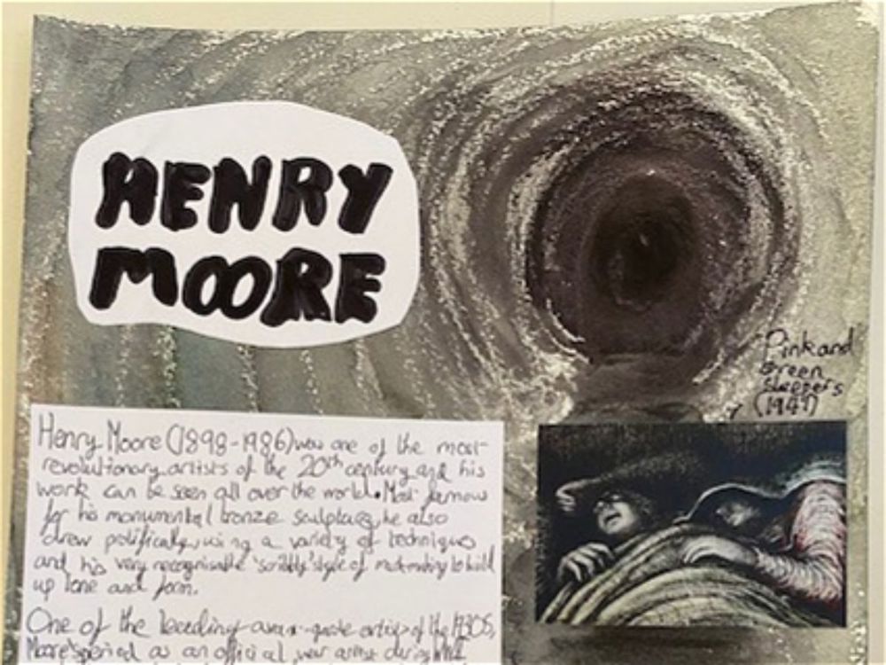Year 7 Create Henry Moore-Inspired Artworks - Image