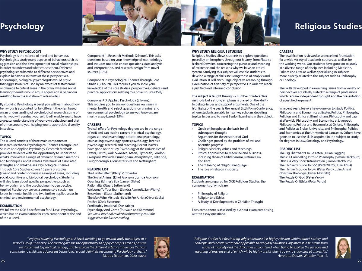 Photo 1 - New Sixth Form Prospectus Available Online