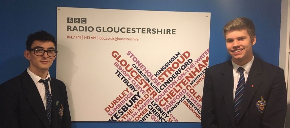 Students invited in to BBC Radio Gloucestershire