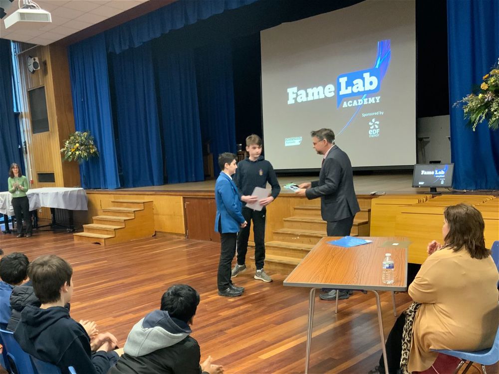 FameLab STEM Talk Winners - Image