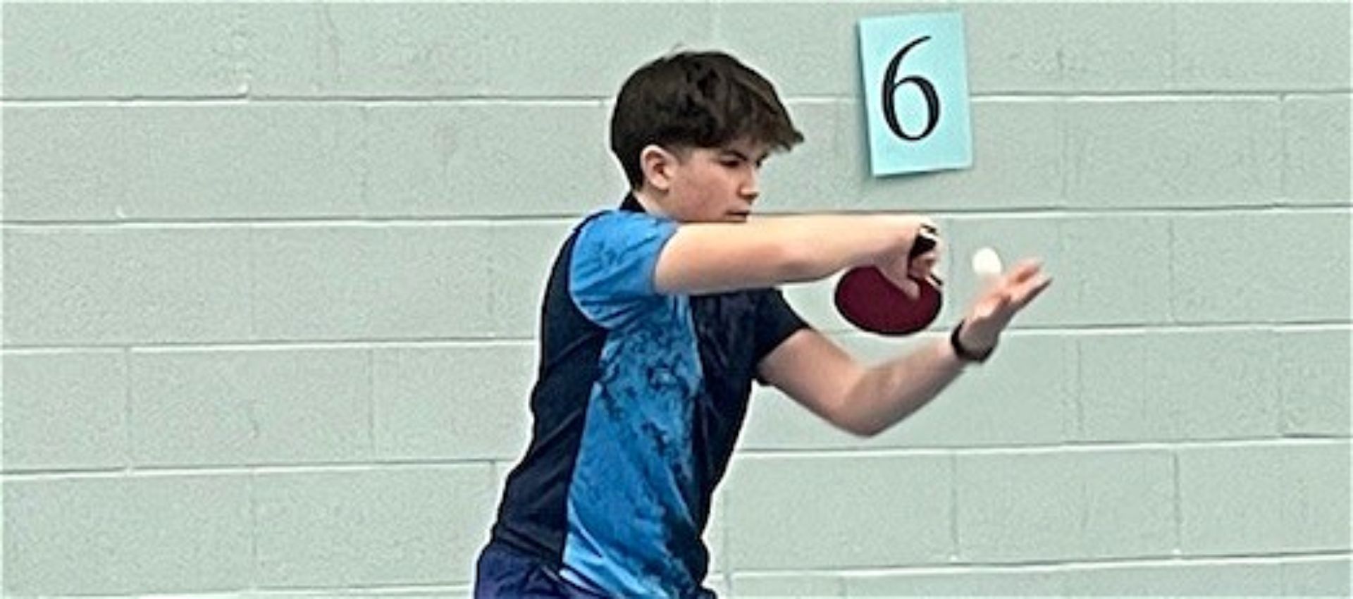 Toby Wins County U15 Table Tennis Championship