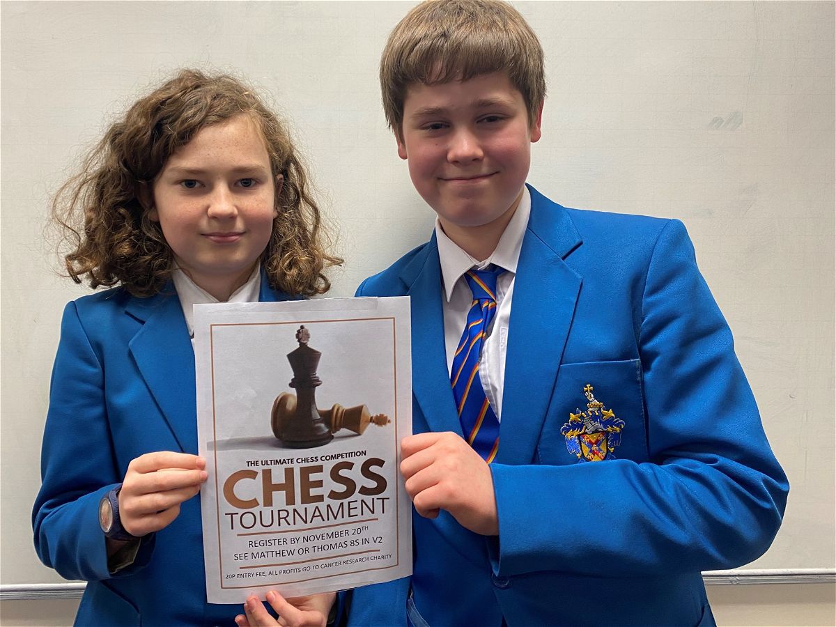 Photo 1 - Year 8 Students Organise Charity Chess Tournament